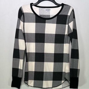 Old Navy plaid pajama top